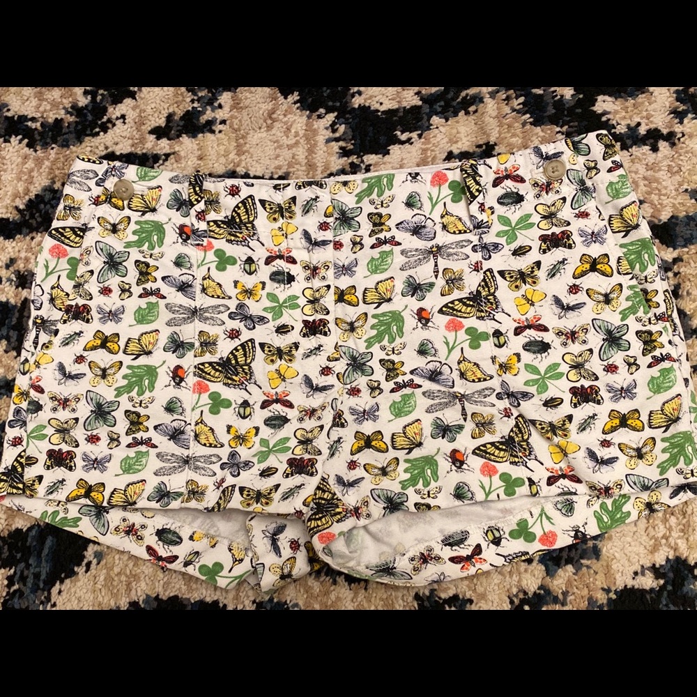 JCrew Floral  Shorts City Fit Size 6